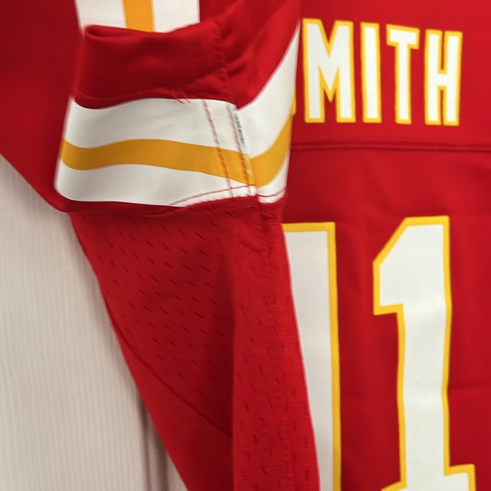 Kansas City Chiefs NFL Nike Football Jersey #11 Alex Smith Quarterback 2013−2017 - Picture 6 of 15